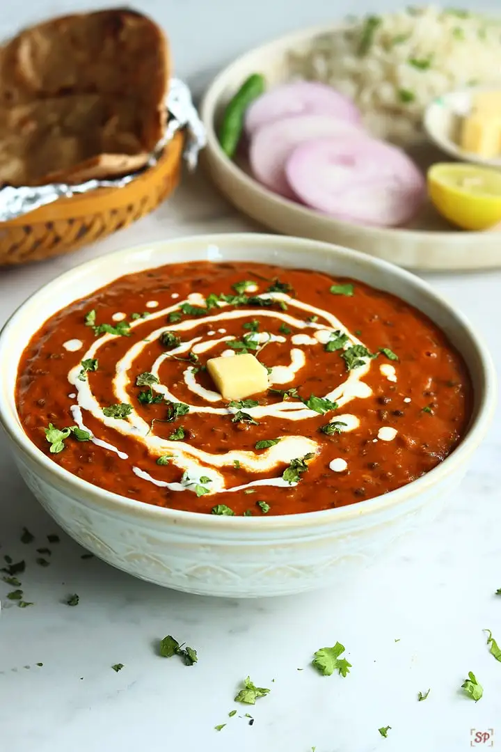 Dal Makhani at Curry in Hurry in Sherwood Park - creamy black lentils slow-cooked with butter and spices